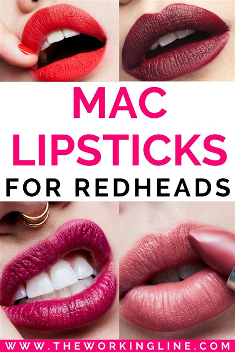 mac lipstick for red hair.